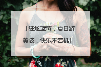 狂炫蓝莓，夏日游黄陂，快乐不宕机